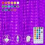16 Color Changing Curtain Lights with Remote