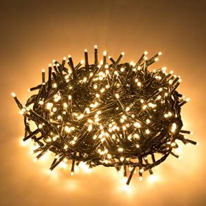 500 LED Warm White Christmas Cluster Lights