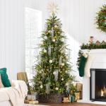 7.5ft Pre-Lit Aspen Christmas Tree with Micro LEDs