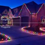 25.7 Feet C9 Multicolor Outdoor Christmas Path Lights