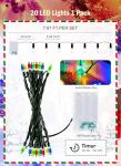 Multicolor Battery Operated Christmas String Lights