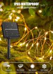 Brightown 66Ft Solar Fairy String Lights - 200 LEDs
