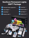 300ft Smart RGB Outdoor Christmas Lights Set