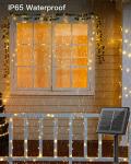 Brightown 66Ft Solar Fairy String Lights - 200 LEDs