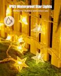 Battery Operated 50 LED Star String Lights