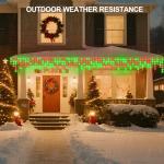 66Ft Smart Waterproof Icicle Christmas Lights
