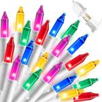 Joiedomi 200 Mini Multicolor Christmas String Lights