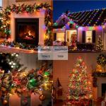 Joiedomi 200 Mini Multicolor Christmas String Lights