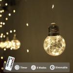 YOLIGHT 200 LED Remote Control Curtain Lights