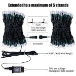 200 LED Outdoor Christmas String Lights – 75 Ft