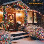 Remote-Controlled Color Changing Christmas Lights, 2 Pack