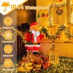 Ollny 1000LED Cluster Christmas Lights with Timer