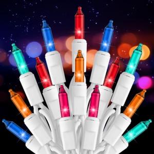 Brightown 100-Count Multicolor Mini Christmas Lights