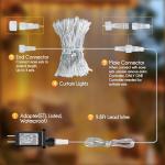 300 LED Curtain String Lights with Remote