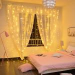 300 LED Curtain String Lights with Remote