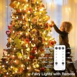 Connectable 33ft LED Globe String Lights 100 Bulbs