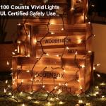 Clear Christmas String Lights - 100 Count, 21.63ft
