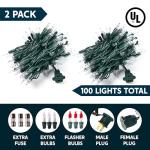 Joiedomi 200 Mini Warm White Christmas String Lights
