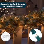 Joiedomi 200 Mini Warm White Christmas String Lights