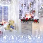 200 LED White Christmas String Lights, 66ft
