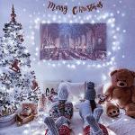 200 LED White Christmas String Lights, 66ft