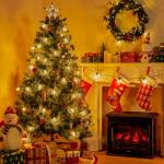 C9 Clear Outdoor Christmas String Lights, 25 Feet