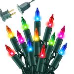Bright Multi-Colored 100-Count Xmas Mini Lights