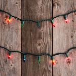 Sylvania 100 Count Mini Multicolored Christmas Lights