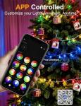 Smart RGB String Lights with Remote and App Control