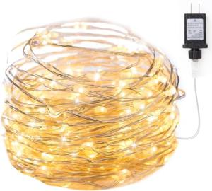 33Ft Waterproof Fairy Lights with 100 LEDs