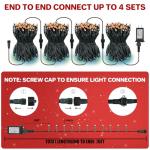 66ft 200 LED Multicolor String Lights for Christmas