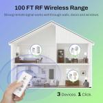 Wireless Remote Control Switch for Holiday Lights