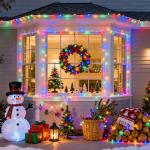 200 LED Multicolor Christmas Tree Lights, 66ft