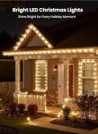 68Ft C9 LED Christmas String Lights - Warm White