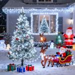 500 LED White Christmas Lights with Remote Control