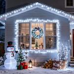 500 LED White Christmas Lights with Remote Control