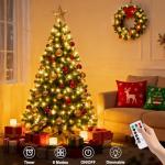 33Ft Battery-Powered 100 LED Warm White String Lights