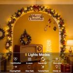 33Ft Battery-Powered 100 LED Warm White String Lights