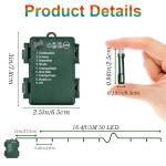 100-LED Battery Operated Christmas String Lights