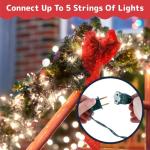 100 Clear Christmas String Lights - 20 ft