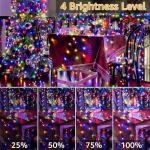 Ollny 198 FT Waterproof 600 LED Christmas Lights