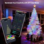 Smart 7Ft RGB Christmas Tree Lights with App