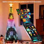 Smart 7Ft RGB Christmas Tree Lights with App
