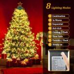 Warm White 448 LED Christmas Tree String Lights