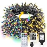 100FT Color Changing LED Christmas Lights with Remote