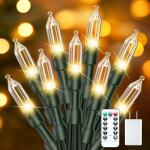 Minetom 39 FT LED Christmas String Lights, 100 Bulbs