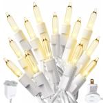 100 Warm White Christmas String Lights - 20 ft