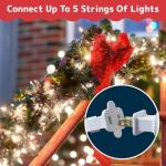 100 Warm White Christmas String Lights - 20 ft