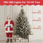 100 Warm White Christmas String Lights - 20 ft