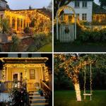 200 LED Warm White Christmas Lights - 66ft